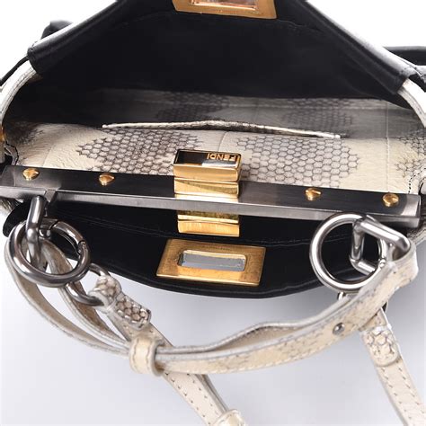 fendi peekaboo mini price france|Fendi peekaboo snakeskin.